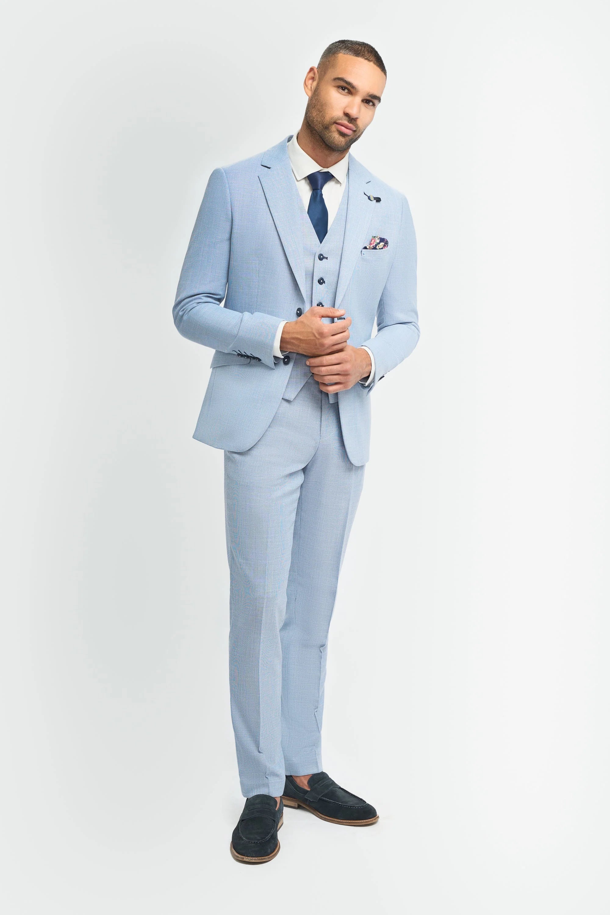 Miami - Hellblauer Sommerblazer für Herren