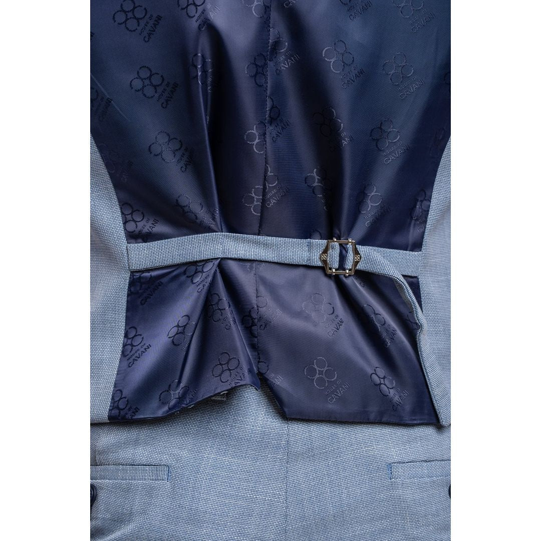 Miami - Men's Summer Light Blue Waistcoat