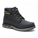 Pursue – Schwarze Herren-Arbeitsstiefel aus Leder, knöchelhoch.