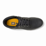 Pursue – Schwarze Herren-Arbeitsstiefel aus Leder, knöchelhoch.