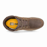 Pursue – Dunkelbraune Herren-Arbeitsstiefel aus Leder, knöchelhoch.