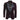 Rosa - Men's Soft Velvet Black Burgundy 1 Button Dinner Jacket Tuxedo Blazer Fit