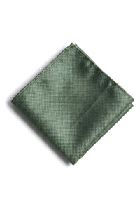 Satin Seide Strukturierte Grüne Krawatte Geschenkset Einstecktuch Manschettenknöpfe Krawatte Matt Satin