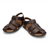 Stanley C1 – Wasserdichte Herren-Sandalen aus rindenbraunem Leder