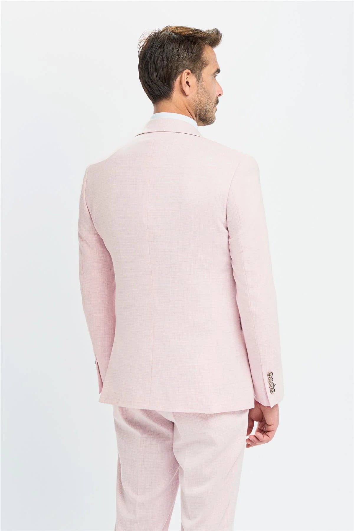 Tropez – Rosa Herrenblazer in taillierter Passform