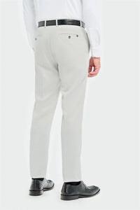 Tropez - Men's 3 Piece Grey Tailored Fit Suit