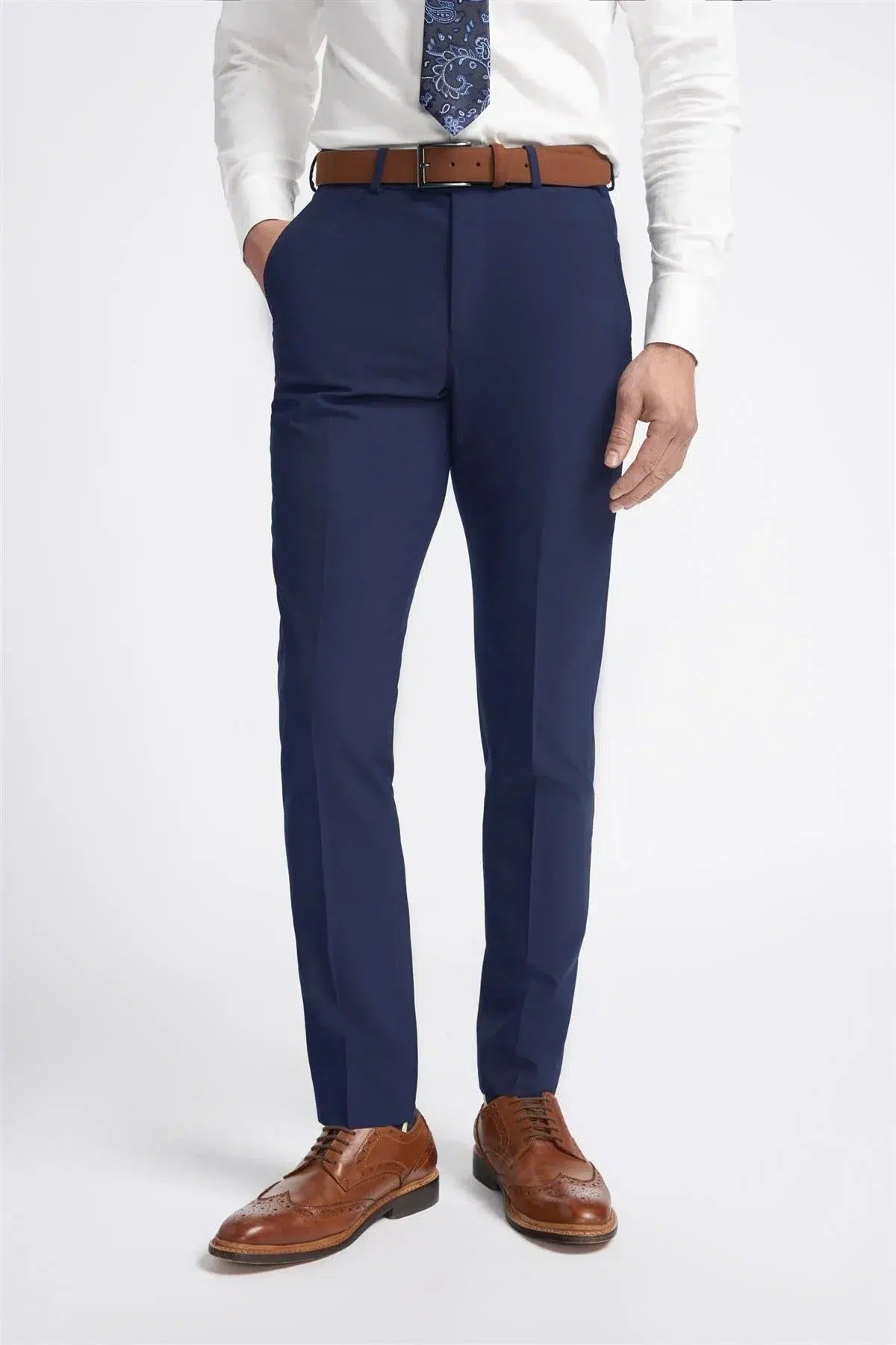 Victorious - Men's Navy 2 Piece Double Breasted Suit